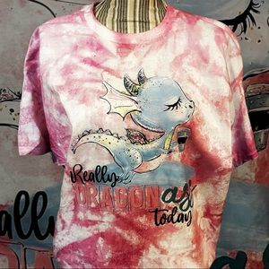 Really Dragon Ass Today bleached graphic tee